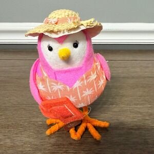 Retired 2024 Target Ltd Edition FEATHERLY FRIENDS SUMMER CORAL Spritz Bird Decor
